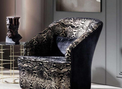 Modern luxury armchair wing chair single-seater living room furniture stainless steel